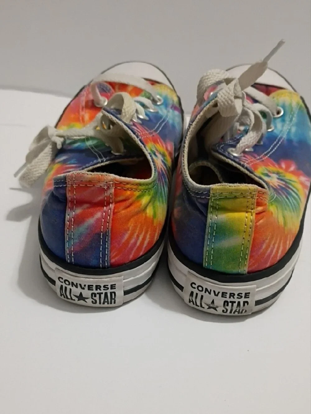 Kids Tie-Dye Converse Lace-Up Sneakers - Multicolor